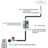 briidea Propane Fire Pit Hose Kit, All-in-One Fire Pit Ignition