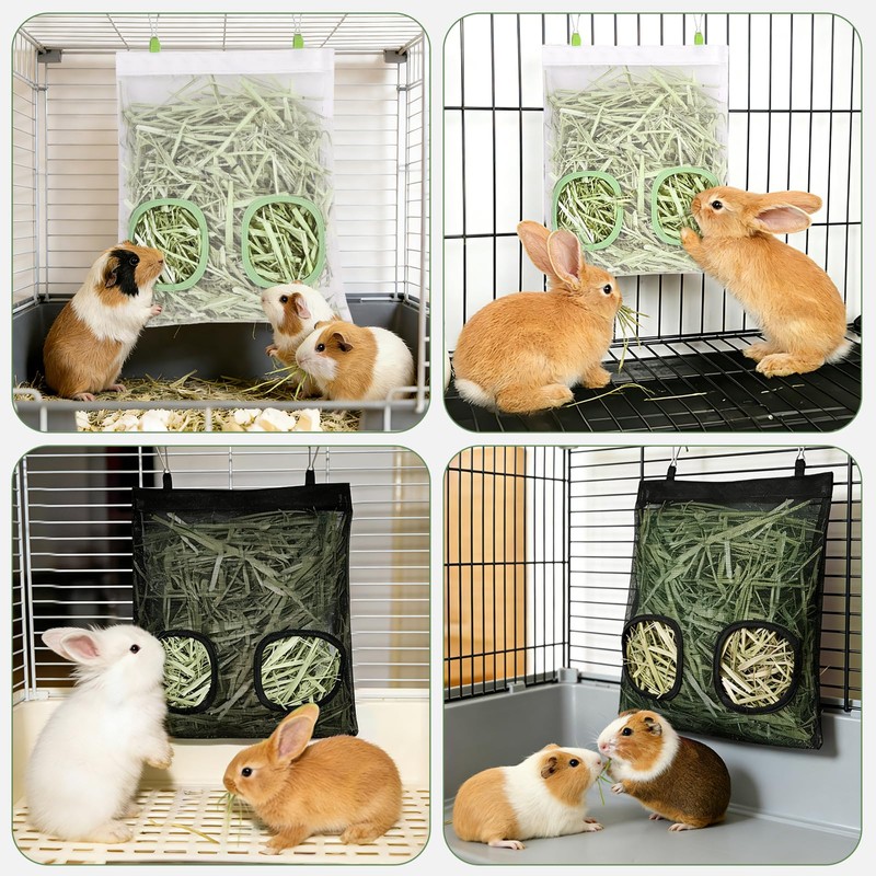 ducyak Mesh Guinea Pig Hay Feeder Bag for Guinea Pigs