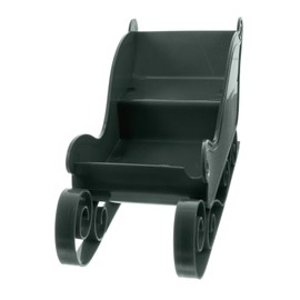 FONDOTIN Plastic Sleigh Ornament Santa Claus Sleigh Decor Christmas Sleigh Decoration Sleigh Photo Prop Winter Christmas Ornament Party Sleigh Decor Household Table top Decor Christmas Tree