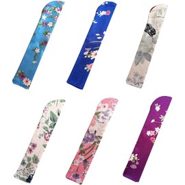 ZhangyiHot Blue Elegant Folding Hand Fan Bag Holder Dustproof Protector Pouch for Case Cover Wed Folding Fans, Decorative Accessories