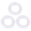 Soft 'N Style Flexible Headbands Stretch Headband Headbands Women (3pc-White)