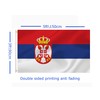 Large Serbia Flag, 3X5Ft Serbia Flags Banner Decor, Indoor Outdoor