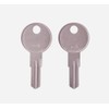 E15 Pair of 2 Replacement Keys for Locks with E15