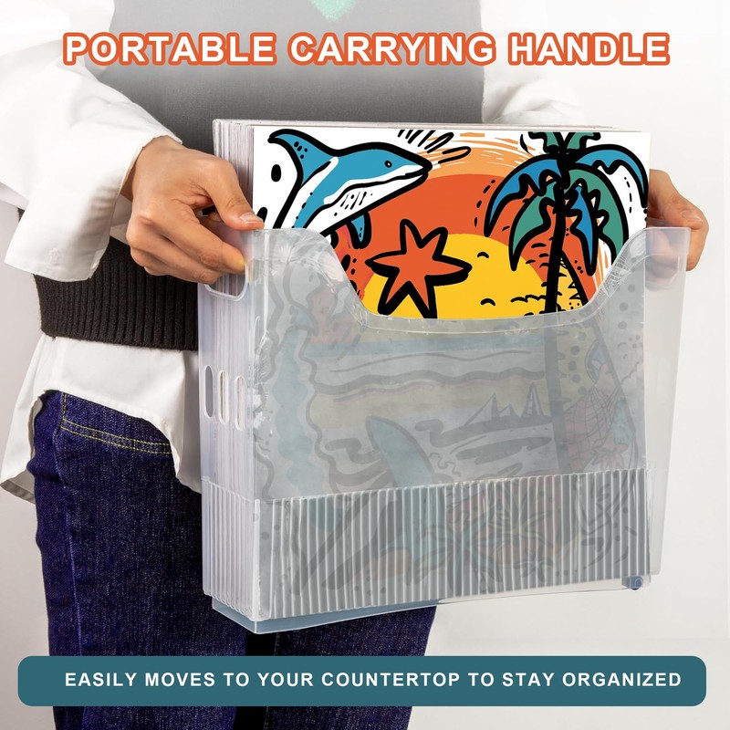 4PCS 12x12 Paper Storage, Scrapbook Paper Storage, 12x12 paper storage