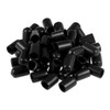 sourcing map Pack of 50 Rubber End Caps Vinyl Round