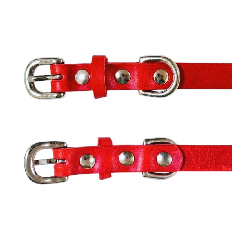 Beanspet Dog Collar, Dog Collar, Colorful Belt, Genuine Leather, Nume