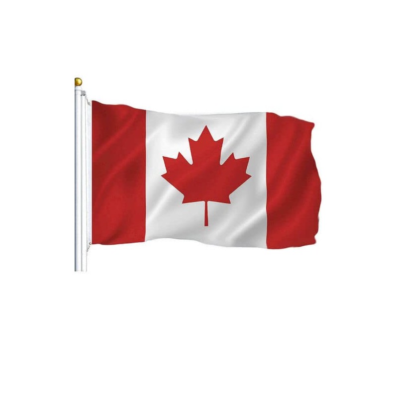 Large Canadian Canada Flag with Brass Grommets CAN Heavy Duty