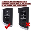 EJOAOJE Smart Key Protective Shell for Acura Key Fob Cover