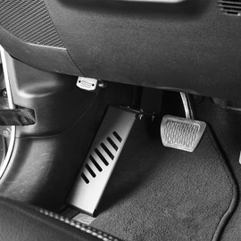 Hooke Road Dead Pedal Left Side Foot Rest Kick Panel Compatible with Jeep Wrangler JL/Gladiator JT 2018 2019 2020 2021 2022 2023
