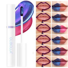 Lip Tint, Removable, Apply and Remove Lip, Lip Gloss, Peel Off Lip Liner, Available in 9 Colors, Natural Colors, Water Resistant, No Additives (09#)