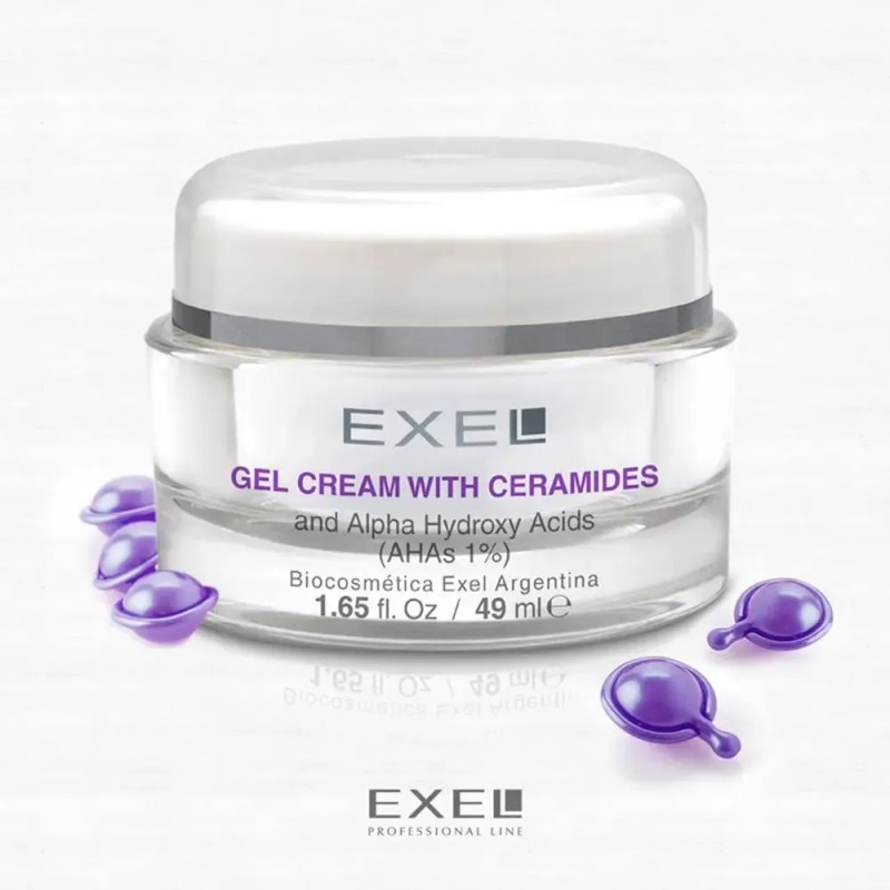 Gel Crema Con Ceramidas Hidratante Restaurador Cutaneo Exel 50 mL
