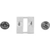 Smith & Warren 3/4"H Captain bars Collar Brass Insignia Embossed