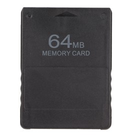 For PS2 Memory Card High Speed 64MB Memory Card Games Accessories Supports FMCB1.966 VersionBlack