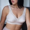 frugue Comfort Wireless Non Wired Support Bra Beige 40 C
