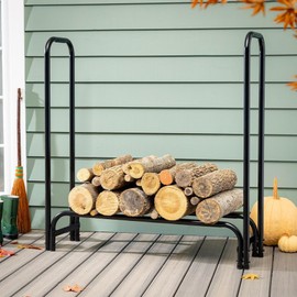 Plow & Hearth 4ft. Log Rack