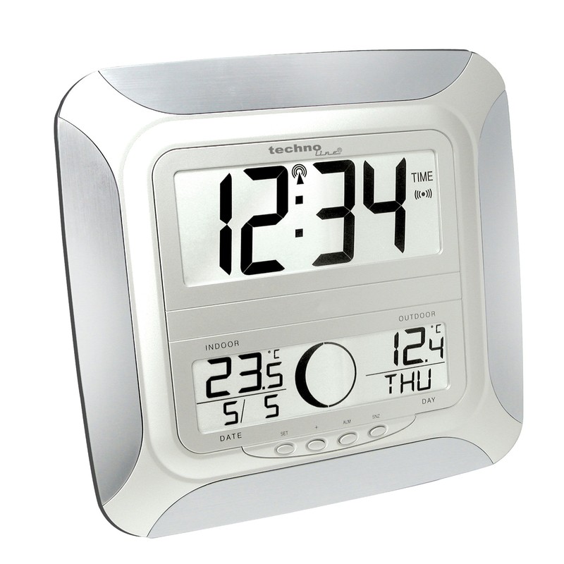 Technoline WS8118 Jumbo Wall Clock with Moon Phase Display