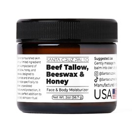 Santa Cruz Paleo Beef Tallow Beeswax and Honey