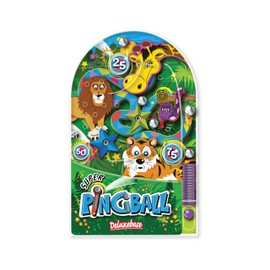 Deluxebase Pingball - Wild Animal Classic Manual Pinball Game with Safari Theme. An excellent action and reflex game for kids
