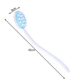 Tyenaza Aplicador de Crema para la Espalda, 42cm Reemplazable Aplicadores de Loción para tu Espalda Reemplazable, Cepillo de Ducha de Mango Largo Extr