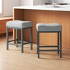 Giantex Counter Height Bar Stools Set of 2, 24.5" Backless