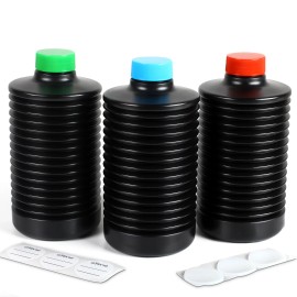 eTone 3PCS 1L Collapsible Storage Bottles For Darkroom Chemical Film Developing