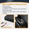 V-SEK 8PCS LED Red Blue Strobe Lights Kit 8-LED 16-LED