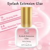 SVECKE Lash Extension Glue 5ml, 1s Fast Drying Eyelash Extension
