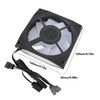 Plyisty 120mm 4-Pin PWM 5V 3-Pin ARGB Case Fan, Positive