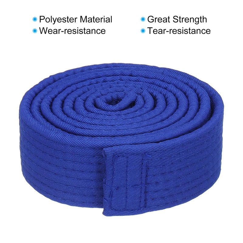 PATIKIL Taekwondo Colored Ranking Belt 1.5" x5.9Ft 1.8m, Polyester Martial