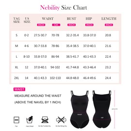 Nebility Seamless Shapewear for Women Tummy Control Bodysuit Shirts Full Body Shaper Tank Top Body Suit Corset Waist Trainer (Black, X-Large)