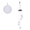 Solar Crystal Ball Wind Chimes Light 100LM IP45 Waterproof Decorative