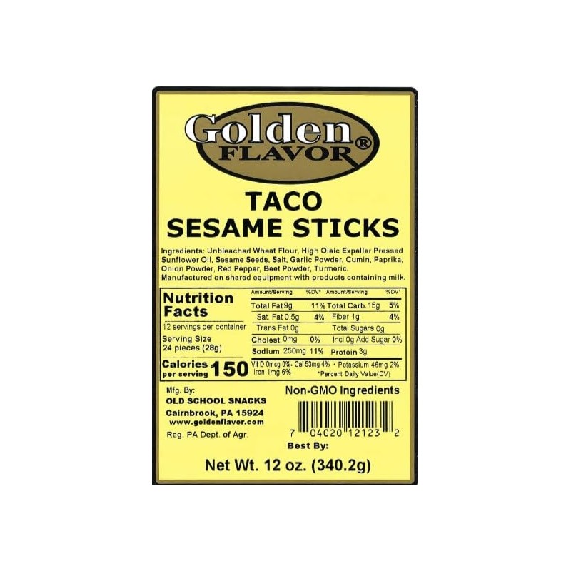 Golden Flavor Sesame Sticks - Flavor Explosion Variety Pack -