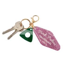 ASVP Shop Coraline Pink Palace Apartments Handmade Resin Keychain