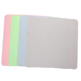 FRCOLOR 2sets Eyeglass Cleaning Wipes Microfiber Lens Wipes Eye Glass Clean Cloths Scratch-free for Eyewear 4pcs*2