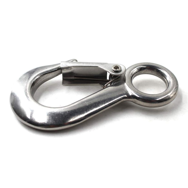 304 Stainless Steel Lifting Hook Heavy Duty Lifting Safety Hook