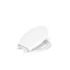 KOHLER K-7316-0 Quick Release Round Front Toilet Seat, White