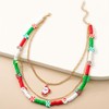 twinkle eye Multi-Layer Christmas Choker Necklace For Women Cartoon Polymer