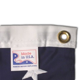 Eder Flag - Endura-Nylon U.S. Outdoor Flag - Proudly Made in The USA - Durable - Fade-Resistant - Reinforced Fly Stitching - Heavy-Duty Duck Cloth Headers - Quality Craftsmanship (6x10 Foot)
