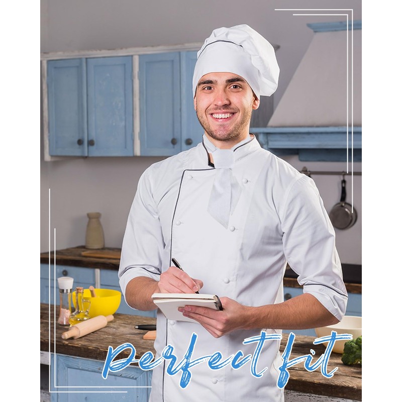 JUKOTA Pack of 2 Men's Triangular Welding Scarf for Chefs,