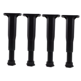 4pcs Adjustable Bed Frame Legs Bed Support Rods Replace Old Broken Feet Easy to Install Remove Durable Stable Material Height Adjustable for Enhanced Support