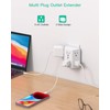 2 Pack Surge Protector Outlet, Outlet Splitter, Multi Plug Wall