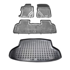 REZAW-PLAST REZAWPLAST Floor Liners & Cargo Mat for Honda Civic 2012-2015 Odor Waterproof
