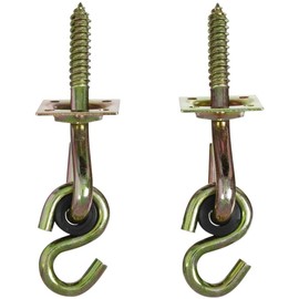 National Hardware N264-069 V2038 Swing Hook Kits in Yellow Chromate, White, 2 count(Pack of 1)