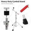 Seteol Heavy Duty Boom Cymbal Stand, 2-in-1 Convertible Boom/Straight Stand,