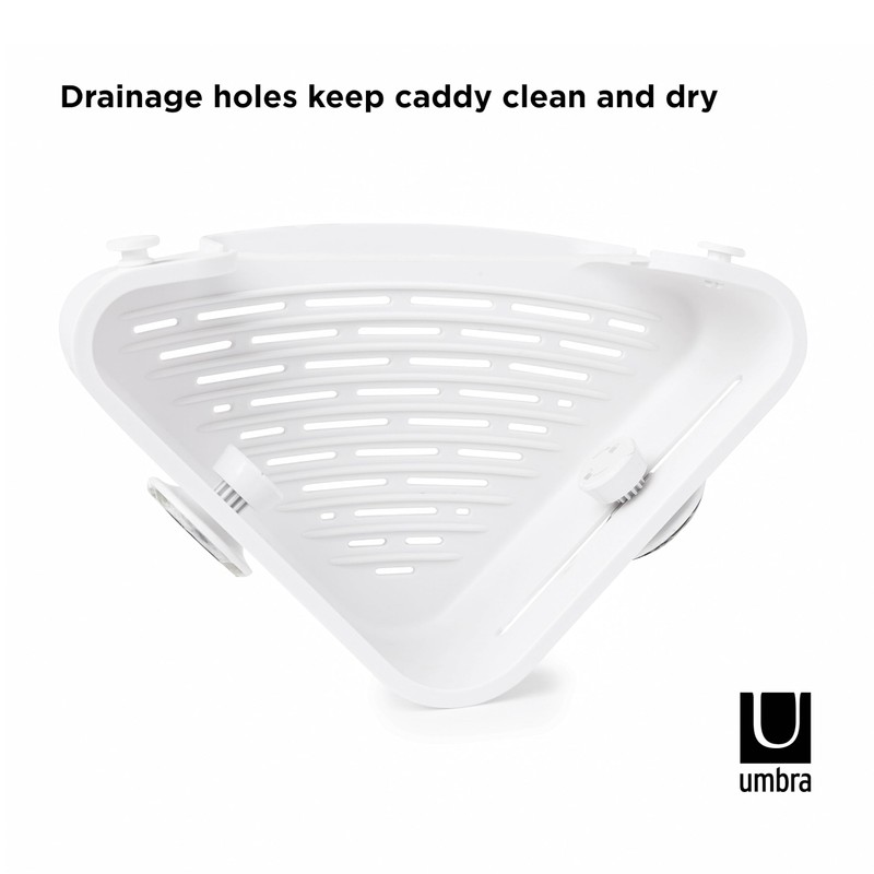 Umbra Flex Gel Lock Corner Shower Bin