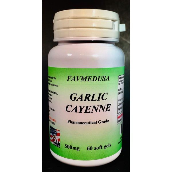 Garlic Cayenne, Made in USA - 60 softgels