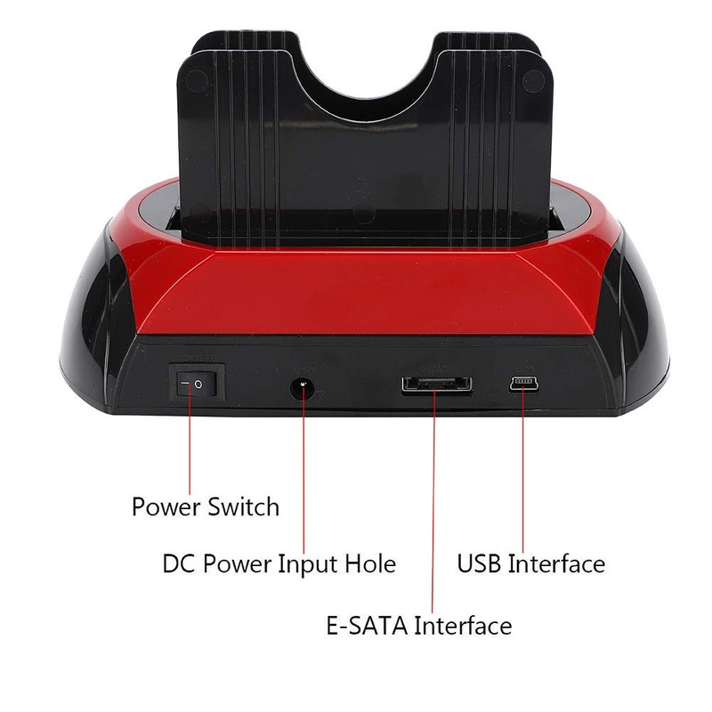 2.5 Inch Dual SATA IDE HDD Docking Station USB 2.0