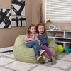 Flash Furniture Oversized Green Dot Bean Bag Chair for Kids