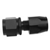 2 x Aluminium Fitting Straight AN10 Black Hose Connection Screw