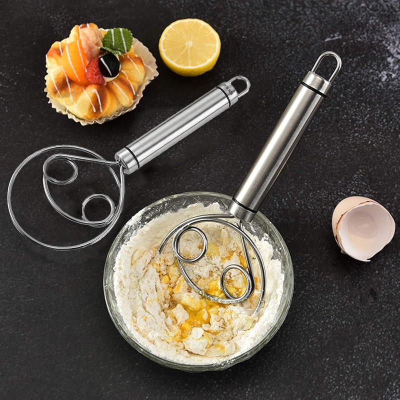 Batidor de masa danés acero inoxidable 304 grado alimenticio batidora